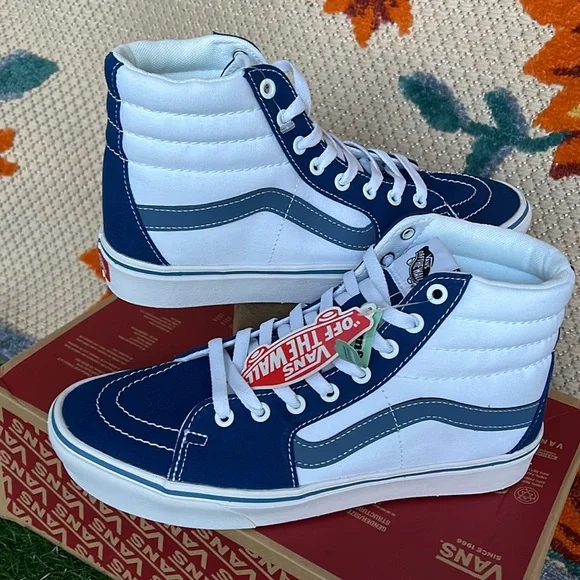 Vans Comfycush Sk8-Hi Tri-Tone True Blue/Moon Men’s sneakers - Picture 11 of 16